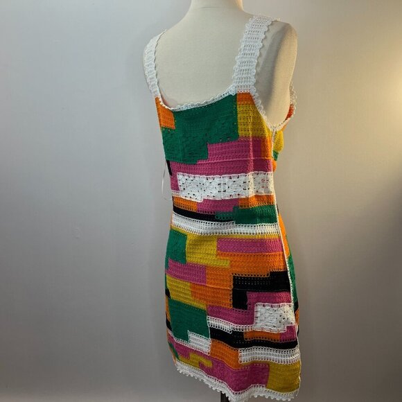 Dreamers by Debut Women's Patchwork Knit Dress - Size S/M - NWT - Picture 3 of 4